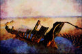 739077 Shipwreck A4 Limited Edition Watercolour Print