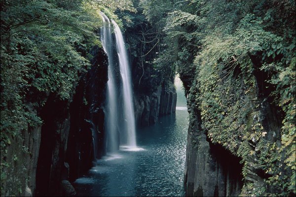 739081 Ito Waterfalls, Miyazaki, Japan A4 Photo Print