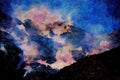739083 Volcanic Rock Wall, Kuju National Park, Japan A4 Limited Edition Watercolour Print