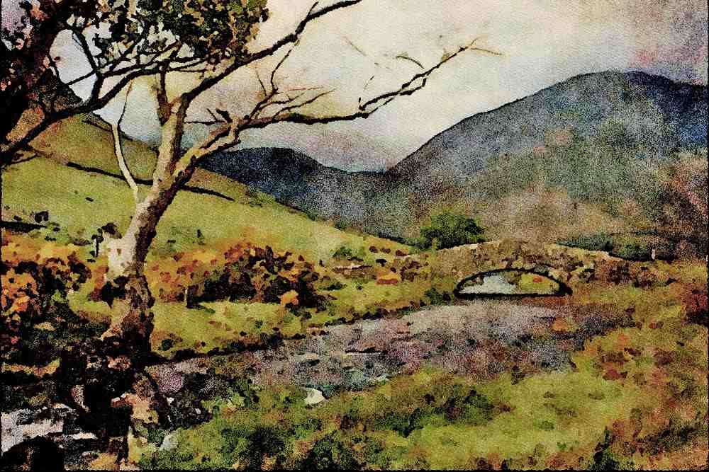 739090 Wasdale Head, Lake District, U.K. A4 Limited Edition Watercolour Print