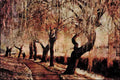 739091 Frosty Willows A4 Limited Edition Watercolour Print