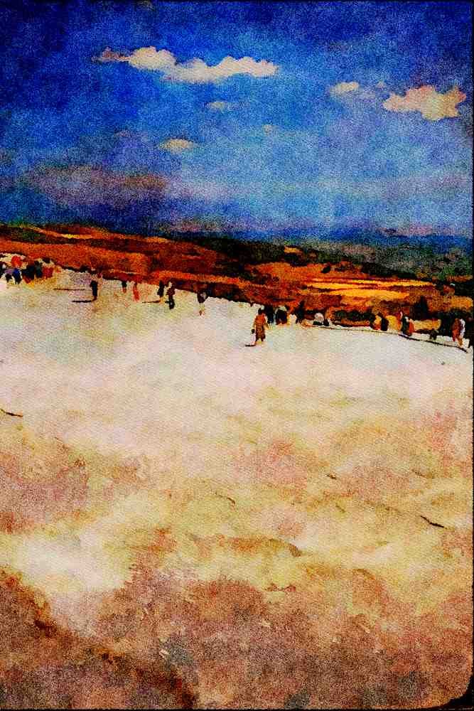 739098 Pamukkale, Turkey A4 Limited Edition Watercolour Print