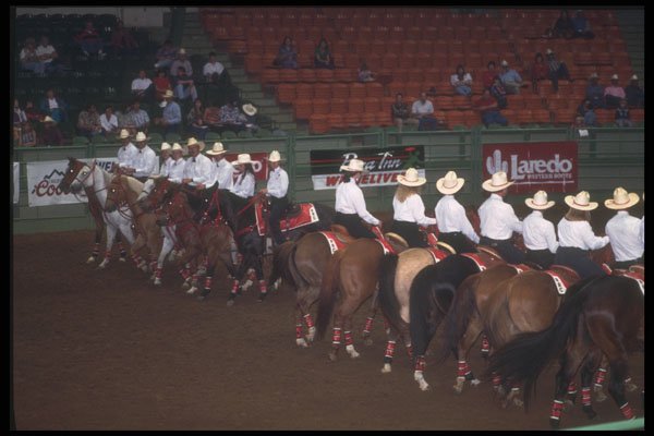 741000 Parade In The Coliseum, Fort Worth, Texas, U.S.A. A4 Photo Print
