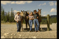 741019 Michael And Belinda With Wrangler Johnny A4 Photo Print