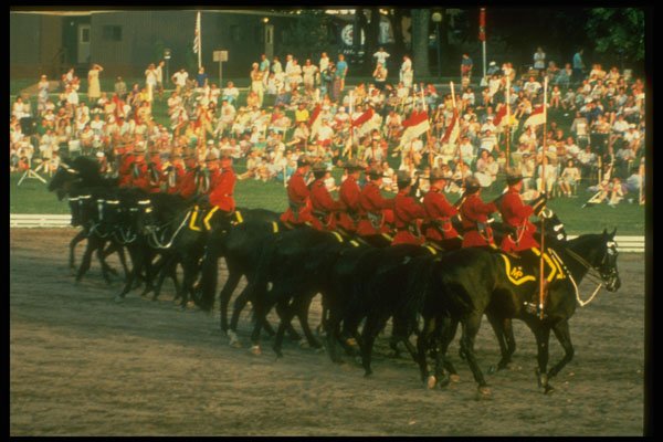 741023 Royal Canadian Mounted Police, Musical Ride A4 Photo Print