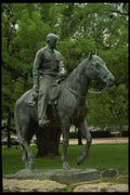 741042 Will Rogers Statue, Fort Worth, Texas, U.S.A. A4 Photo Print