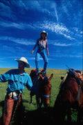 741061 Line Dancing, Western Style A4 Photo Print