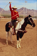 741067 Cowboy Trick Roper A4 Photo Print
