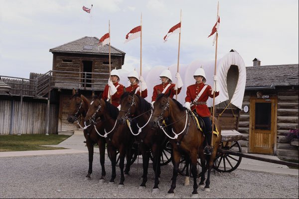 741086 Royal Canadian Mounted Police, Fort Macleod, Canada A4 Photo Print