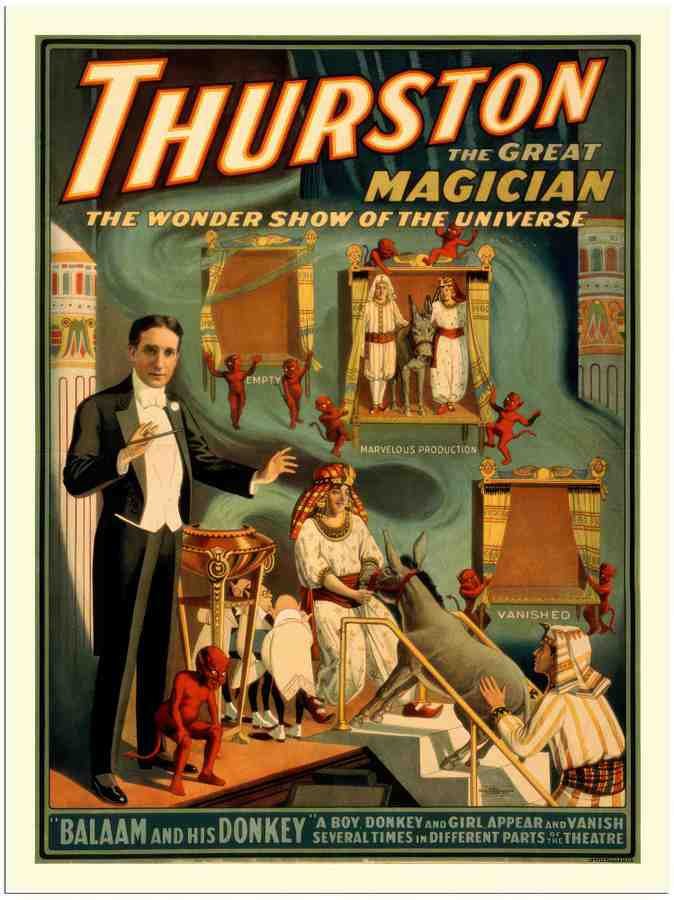 742 thurston magic poster 2 Vintage Advert A4 Photo Print