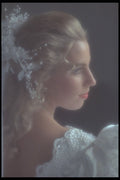 742002 Bride Looking Out Window A4 Photo Print