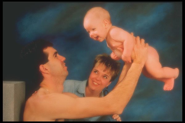 742005 Father And Son A4 Photo Print
