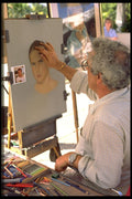 742092 Street Artist, Tenerife, Spain A4 Photo Print
