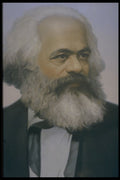 742094 Karl Marx Portrait, Beijing, China A4 Photo Print