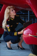 742099 Woman Pilot A4 Photo Print
