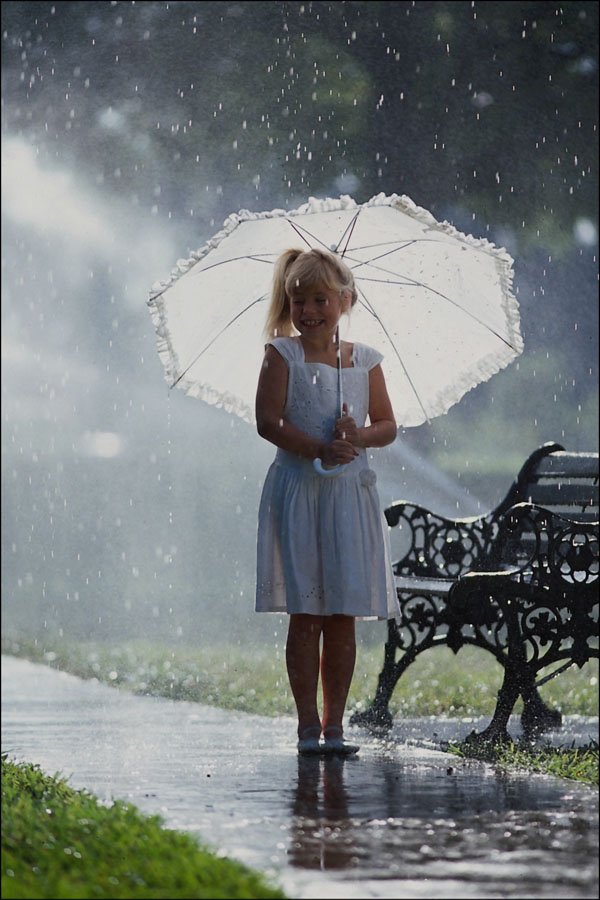 743001 Sun Shower A4 Photo Print