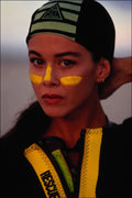 743018 Yellow War Paint A4 Photo Print