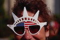 743059 Woman Sports Flashy American Sunglasses A4 Photo Print