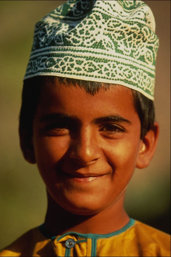 743086 Omani Boy A4 Photo Print