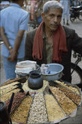 744008 Street Vendor Selling Cashews And Other Nuts, India A4 Photo Print
