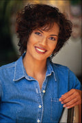 744064 Smiling Model, In Denim A4 Photo Print