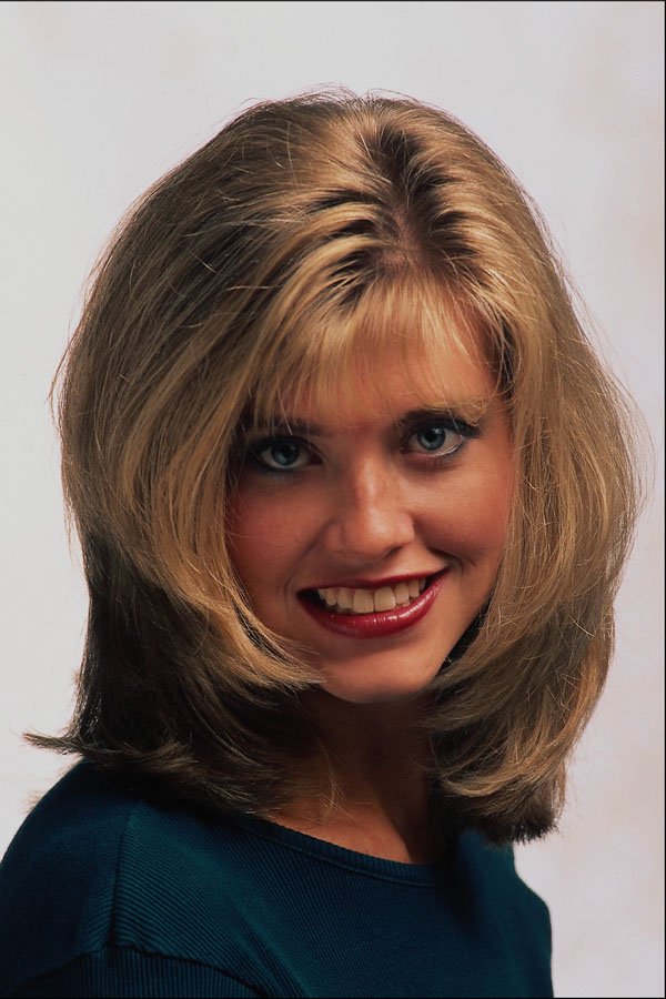 744084 Smiley Blonde A4 Photo Print