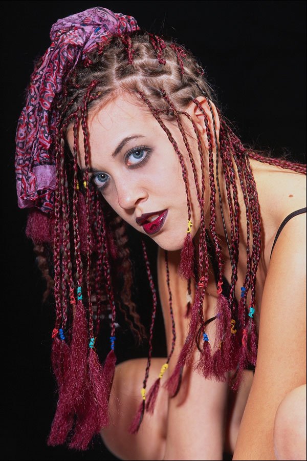 744091 Punky Hair A4 Photo Print