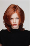 745004 Auburn Hairdo With Center Part A4 Photo Print