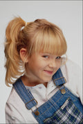 745017 Little Girl With Pony Tail A4 Photo Print