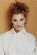 745020 Brunette Up do A4 Photo Print