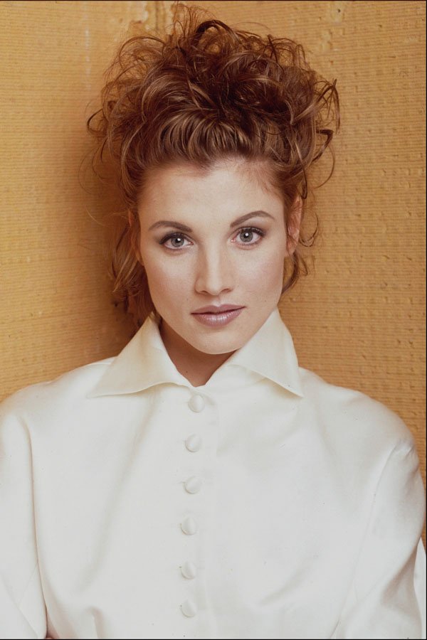 745020 Brunette Up do A4 Photo Print