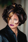 745025 Crazy Brunette A4 Photo Print