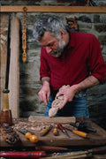 745086 Making Love Spoons, Wales A4 Photo Print