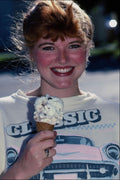 745099 Enjoying An Ice cream Cone A4 Photo Print