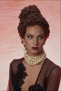 746027 Classic Up do With Pearls A4 Photo Print