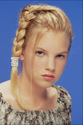746047 Girl With Braid A4 Photo Print