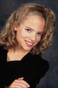 746060 Girl With Blonde Hair, Permed A4 Photo Print