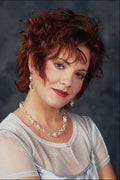 746072 Redhead With Short Permed Hair A4 Photo Print