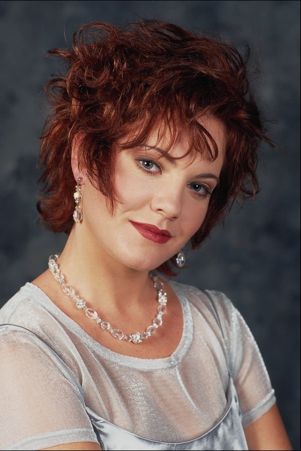 746072 Redhead With Short Permed Hair A4 Photo Print