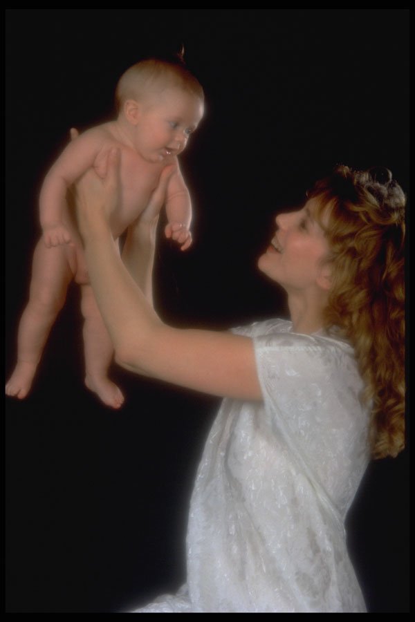 747007 Mother And Child A4 Photo Print