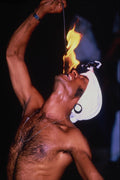 747013 Fire Eater, Kandy, Sri Lanka A4 Photo Print