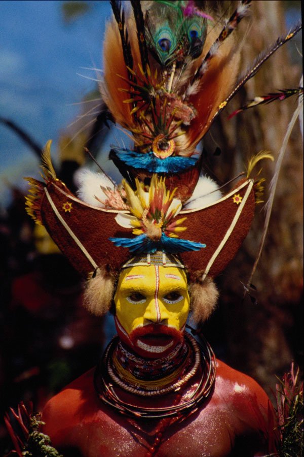 747017 Huli Wigman, Hagen Show, Highlands A4 Photo Print