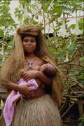 747024 New Mother, Trobriand Islands, Papua New Guinea A4 Photo Print