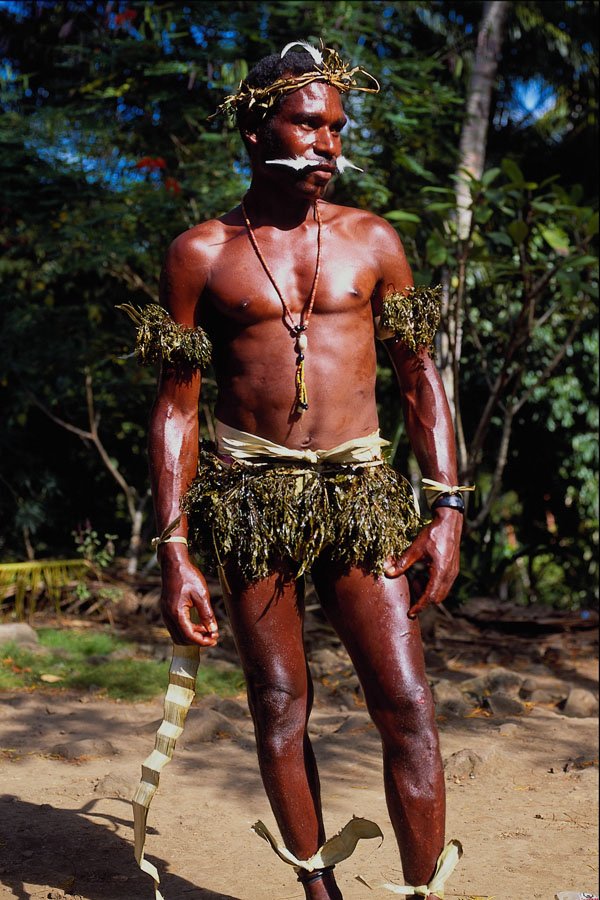 747028 Young Man, Trobriand Islands, Papua New Guinea A4 Photo Print