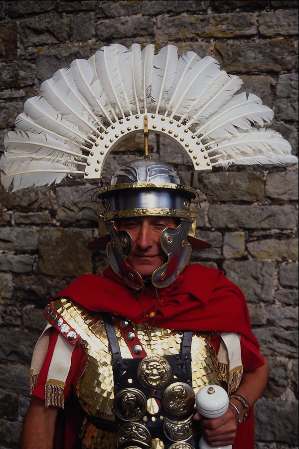 747033 Centurion Of Legio XI Victrix With Full Set Of Phalerae A4 Photo Print