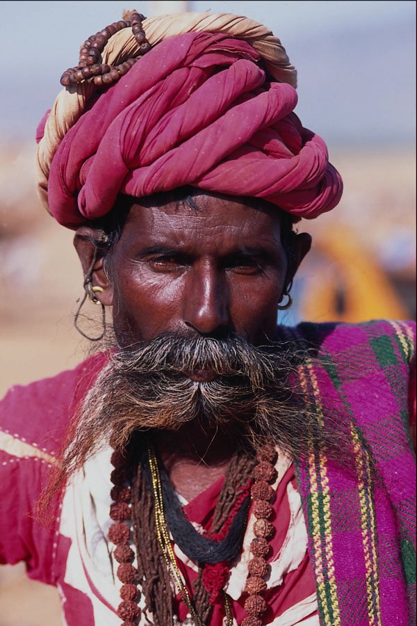 747068 Indian Man A4 Photo Print