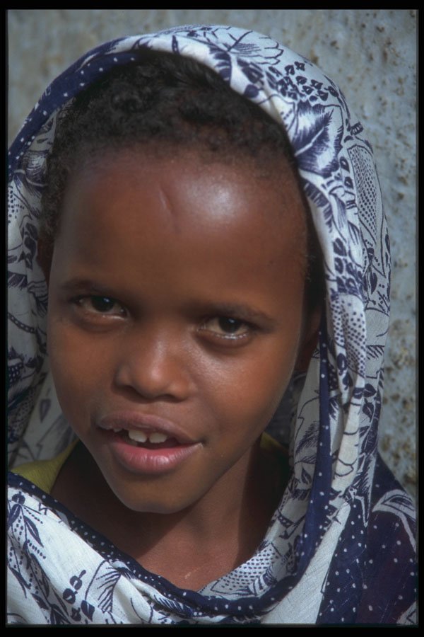 748000 Girl From Harare, Zimbabwe A4 Photo Print