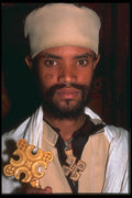 748004 Priest At Oura Kidanemeret A4 Photo Print