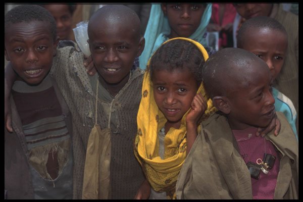 748005 Children Of Gondar, Ethiopia A4 Photo Print