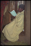 748071 Deacon Praying At Daga Estiphanos A4 Photo Print